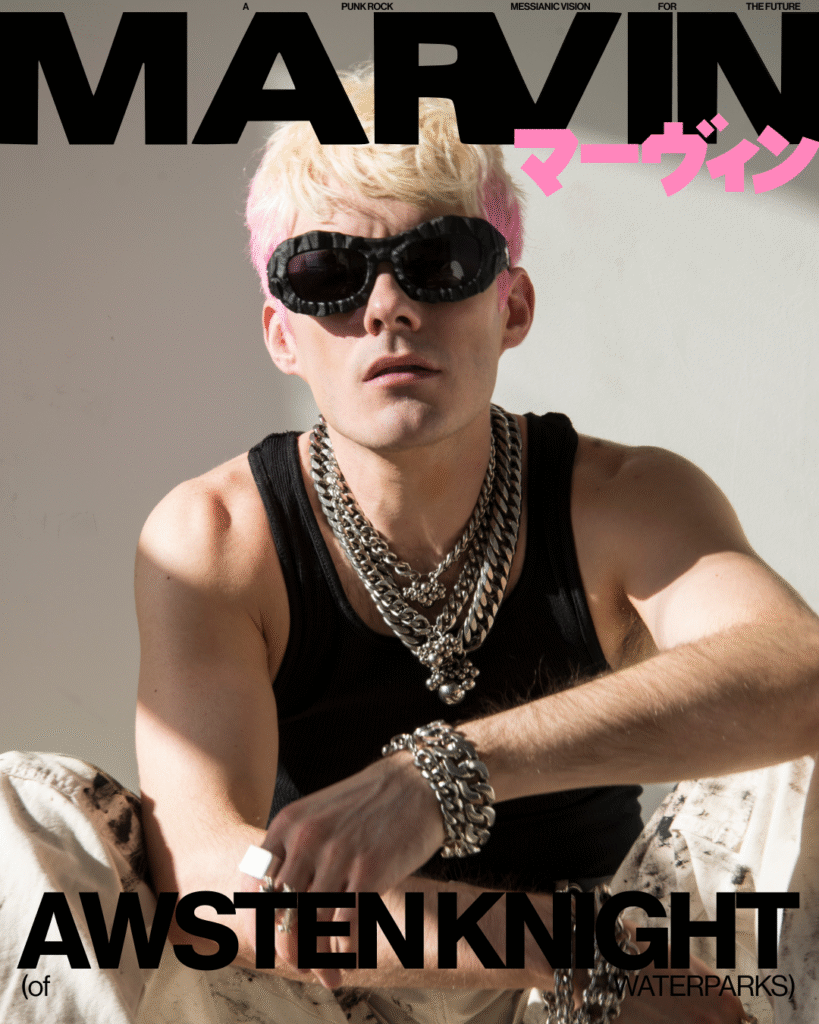 MARVIN Magazine Cover Featuring Awsten Knight of Waterparks