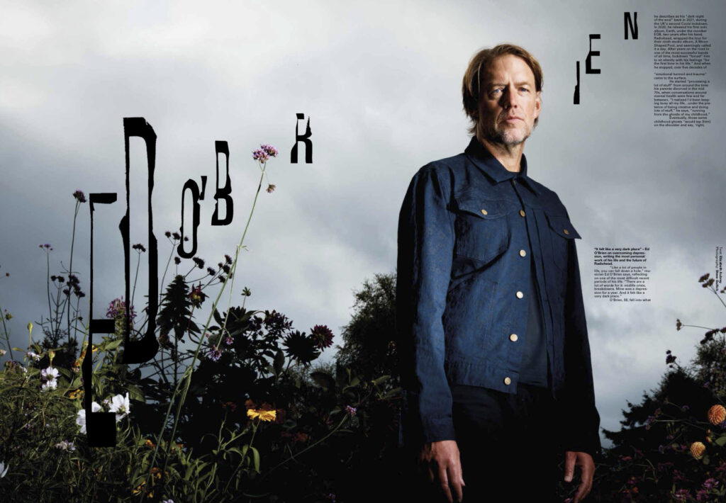 ED O’BRIEN: ON DEPRESSION, BLUE MORPHO AND THE FUTURE OF RADIOHEAD